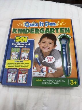 Kindergarten Activity Set with  Answer quiz it Pen